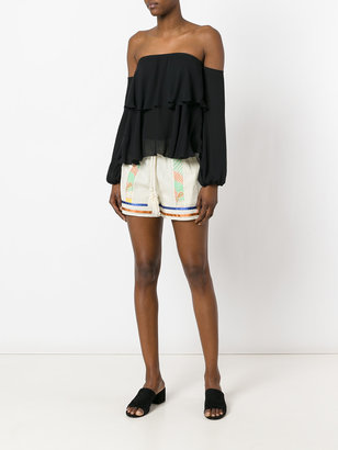 Semi-Couture Semicouture striped shorts