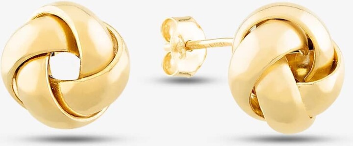 Gold Stud Earrings ShopStyle UK