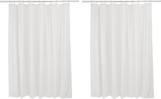 Bath Bliss 12 Pack Shower Curtain with Double Hooks in Chrome