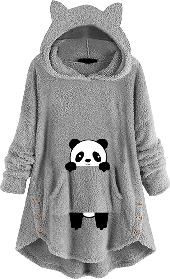 Womens Hoodies Rose Patch Stripe Sleeve Drawstring Hoodie YuzRong