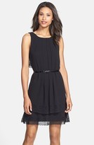 Thumbnail for your product : Jessica Simpson Laser Cut Eyelet Trim Dress