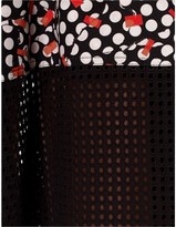 Thumbnail for your product : Emilio De La Morena Black Silk Polka Net Skirt