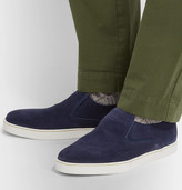 Thumbnail for your product : John Lobb Haven Suede Slip-On Sneakers