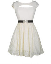 Thumbnail for your product : Delia's Cutout Lace Party Dress
