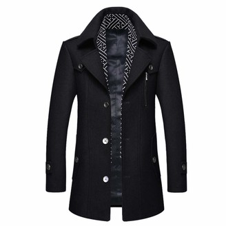 Mens Short Wool Coats | Shop the world's largest collection of fashion |  ShopStyle UK