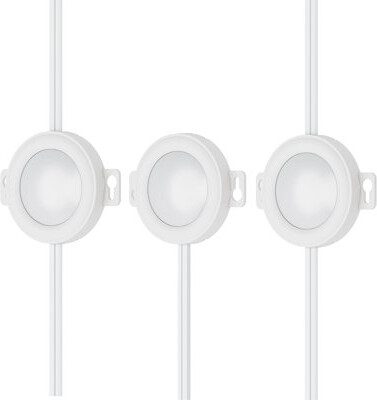 Inlight Plug-in 3000K LED Puck Lights, 3 Packs, Surface Mount Only, Pre-Wired