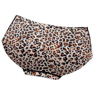Changeshopping Women Leopard Butt Hip Padded Seamless Enhancer Low Waist Panties (S, )