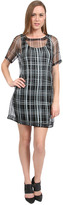Thumbnail for your product : Elizabeth and James Plaid Mckenna Dress in Black/Grey