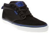 Thumbnail for your product : Vans New Mens Black Atwood Suede Trainers Chukka Boots Lace Up