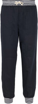 Thumbnail for your product : Band Of Outsiders Patchwork cotton-blend drawstring pants