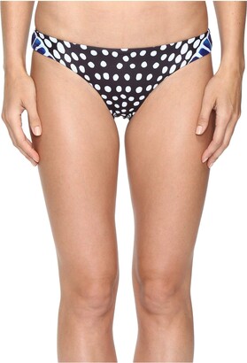 Mara Hoffman Women's Samba Reversible Low Rise Cheeky Swimsuit Bikini Bottom