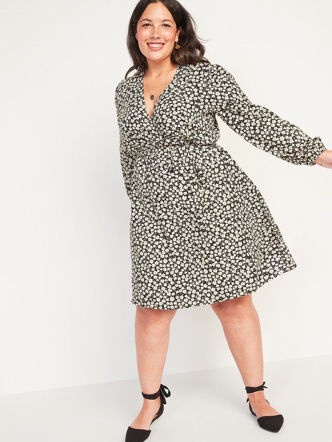 old navy plus size white dress