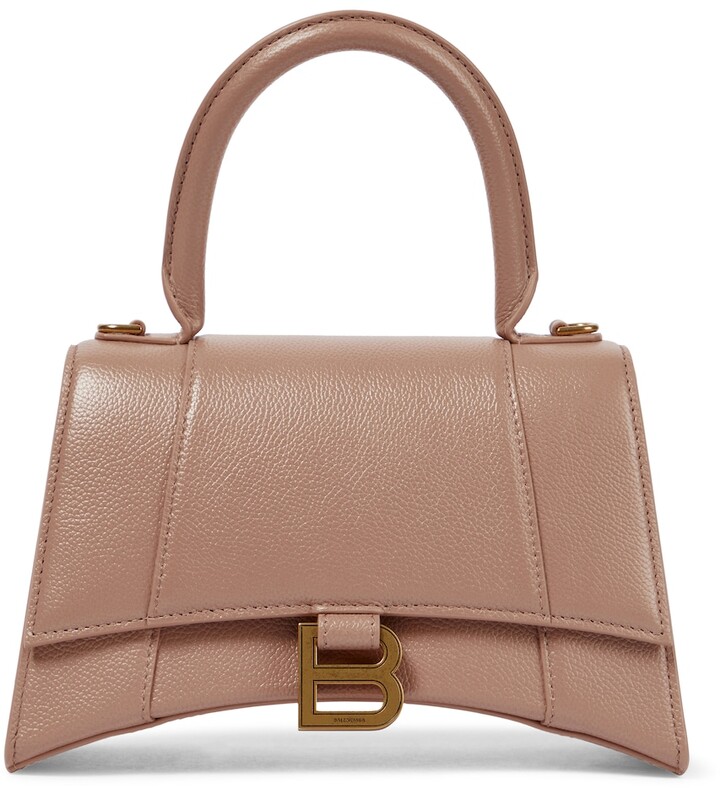 Balenciaga Hourglass Small leather shoulder bag ShopStyle