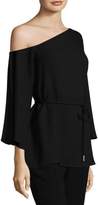 Thumbnail for your product : Lafayette 148 New York Self-Tie Silk Blouse