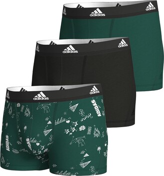 adidas Men's Active Micro Flex Eco Trunk (3 Pack) Underwear