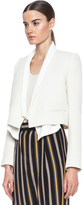 Thumbnail for your product : Chloé Light Crepe Jacket in Beige & White