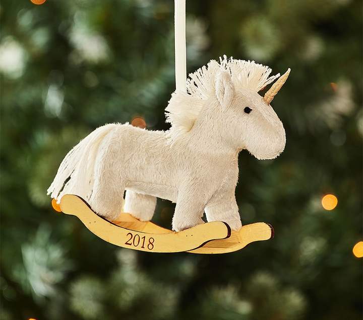 Plush Ornaments, Soft Unicorn Rocker