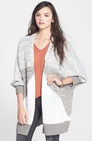 Thumbnail for your product : Woven Heart Shadow Stripe Open Cardigan (Juniors)