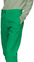 Thumbnail for your product : Ambush Green Panel Cargo Pants