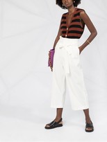 Thumbnail for your product : RED Valentino Paperbag Cropped Trousers