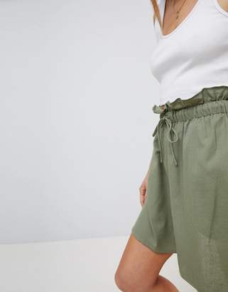 ASOS Design cotton mini skater skirt with pockets