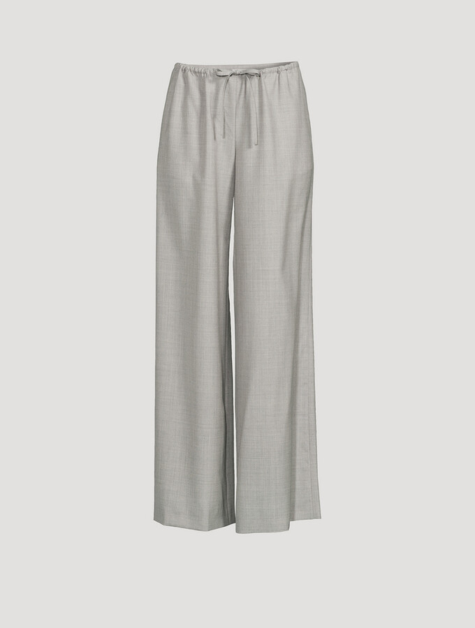 The Row Barrie Drawstring Wool Pants - ShopStyle