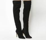Thumbnail for your product : Office Neve Over The Knee Boots Black Suede