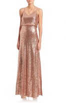 Thumbnail for your product : Jenny Yoo Jules Sequin Tulle Gown