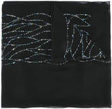 Thumbnail for your product : Armani Collezioni beaded trim scarf