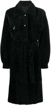 Thumbnail for your product : Drome Shearling Button-Up Coat
