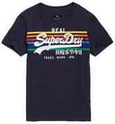 Thumbnail for your product : Superdry Vintage Logo Rodeo Rainbow Stripe T-Shirt