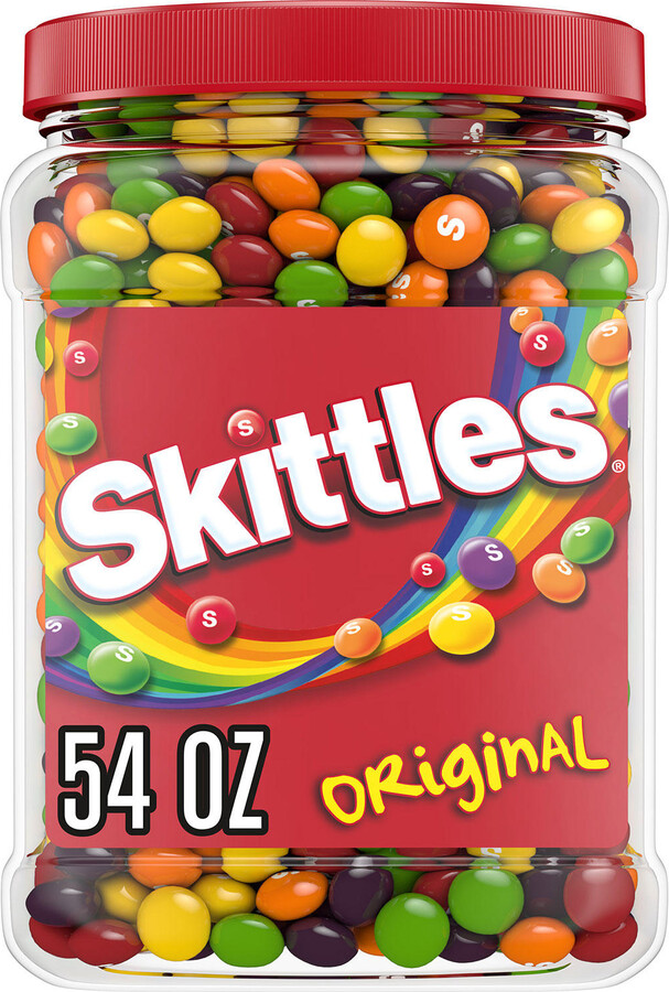 Skittles Original Chewy Candy Bulk Jar, 54 oz.