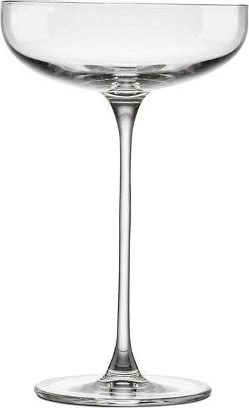 Nude Glass Savage Coupe Glass, Set of 2 in Clear