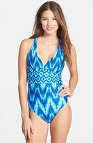 Thumbnail for your product : La Blanca 'Desert Mirage' Cross Back One-Piece Swimsuit