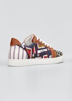 Thumbnail for your product : Christian Louboutin Viera Orlato Multi-Print Low-Top Red Sole Sneakers