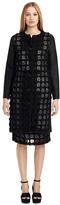 Thumbnail for your product : Brooks Brothers Bow Tulle Lace Coat