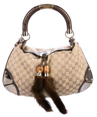 Gucci Indy Mink Tassel Bag