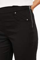 Thumbnail for your product : WallisWallis PETITE Black Side Zip Jegging