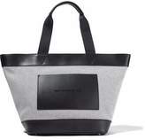 Alexander Wang Leather-Paneled Woven Tote