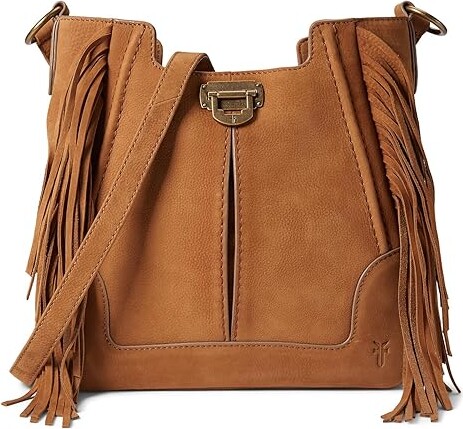 Steve Madden, Bags, Steve Madden Camel Brown Leather Coin Purse Clip On  With Fringe