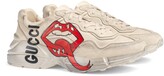 Thumbnail for your product : Gucci Men's Rhyton sneaker with mouth print