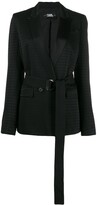 Thumbnail for your product : Karl Lagerfeld Paris Cameo Belted Blazer