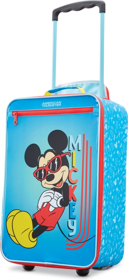 Disney Running Mickey Mouse Molded Hardside 3 PC Luggage Set, Rose Gold