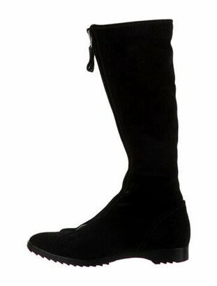 Sergio Rossi Shearling Boots Black
