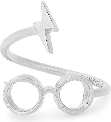 Alex and Ani Womens Harry Potter Glasses Ring Wrap