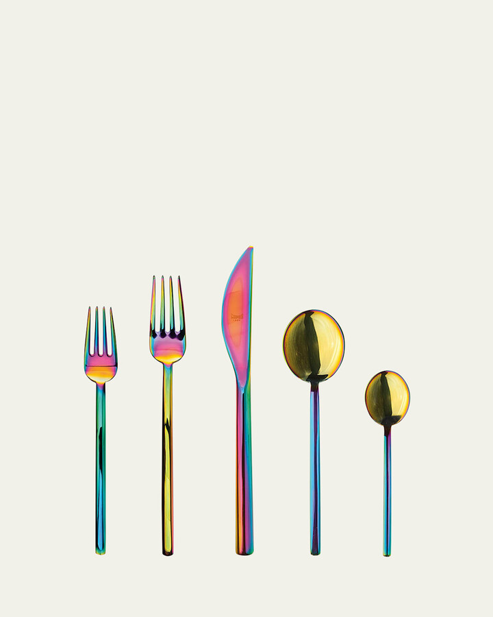 Mepra Due Rainbow 5-Piece Flatware Set