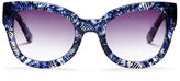 Thumbnail for your product : Whistles Suki Square Catseye Sunglasses