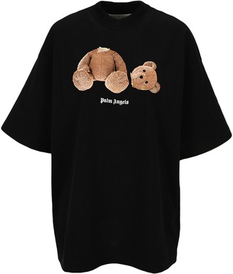 Palm Angels Bear Print Oversized T-Shirt
