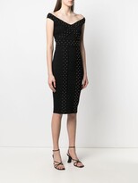 Thumbnail for your product : Elisabetta Franchi Fitted Off-Shoulder Dress