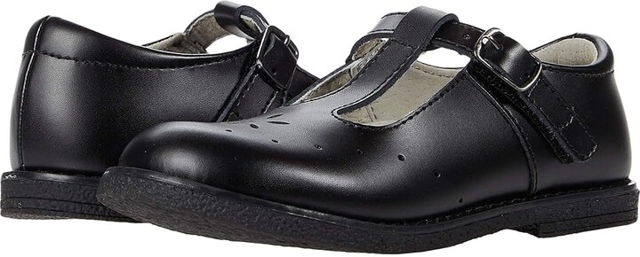 FootMates BTS Sherry (Little Kid/Big Kid) Girl's Shoes Black : 12 Little Kid M/W, Leather